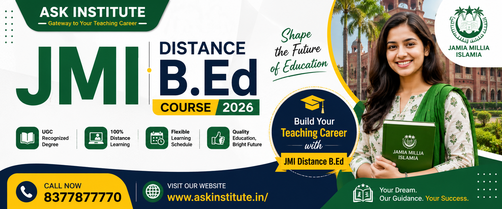 JMI Distance B.Ed Course 2026: Eligibility &amp; Admission